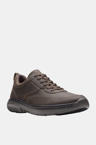 Baskets en cuir ClarksPro Lace - Marron