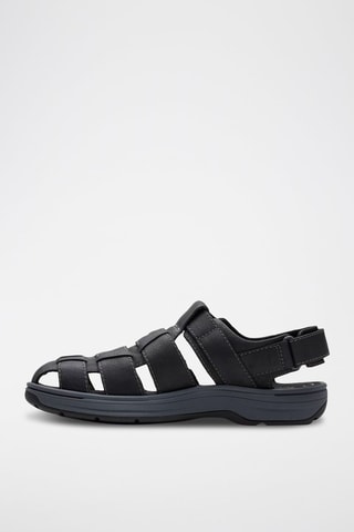 Sandales en cuir Saltway - Noir