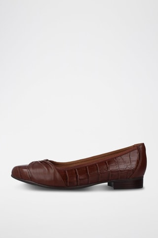 Ballerines en cuir Un Blush Wish - Marron