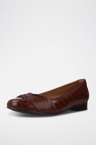 Ballerines en cuir Un Blush Wish - Marron