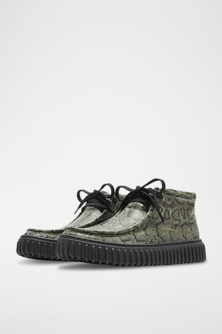 Boots en cuir Torhill x Martine Rose - Vert