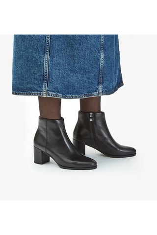 Bottines en cuir Freva55 - Noir