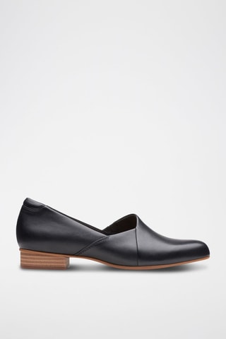 Slippers en cuir Juliet - Noir