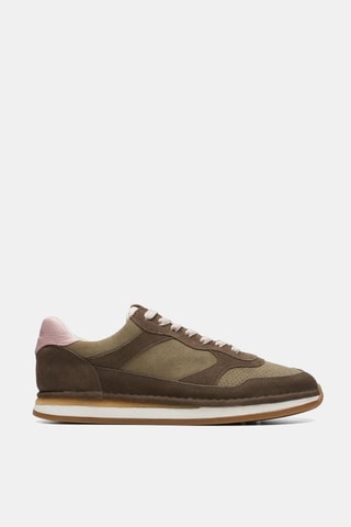 Baskets en nubuck CraftRun - Kaki