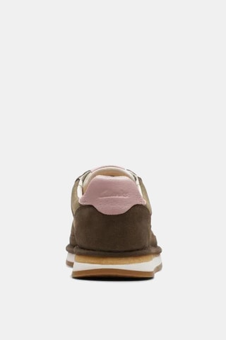 Baskets en nubuck CraftRun - Kaki