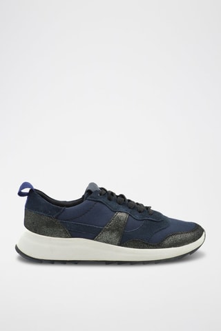 Baskets en cuir DashLite Jazz - Bleu marine