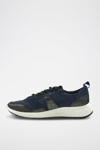 Baskets en cuir DashLite Jazz - Bleu marine