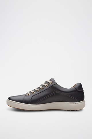 Baskets en cuir Nalle Lace - Noir