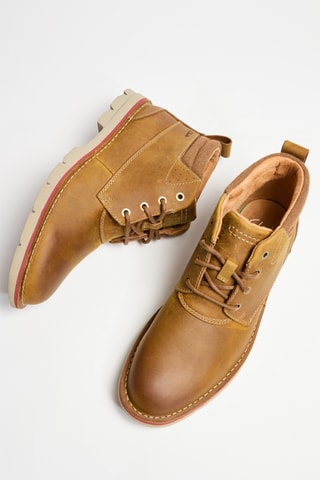 Baskets montantes en cuir Varick Heal - Marron