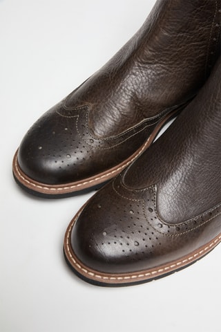 Bottines en cuir Batcombe Top - Marron