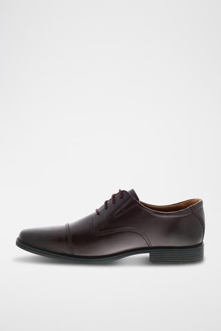 Derbys en cuir Tilden Cap - Marron