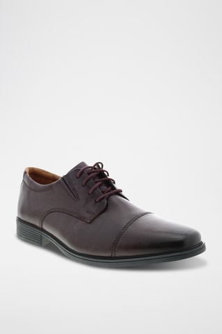 Derbys en cuir Tilden Cap - Marron