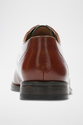 Derbys en cuir Edward Plain - Marron