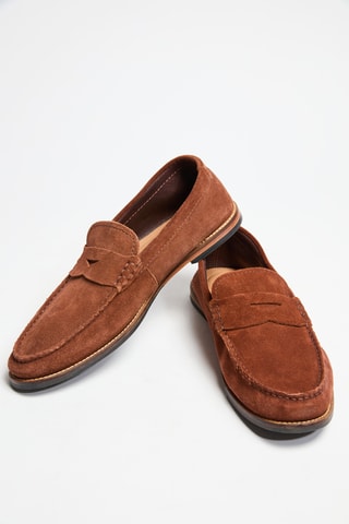 Mocassins en cuir Whitley Free - Marron