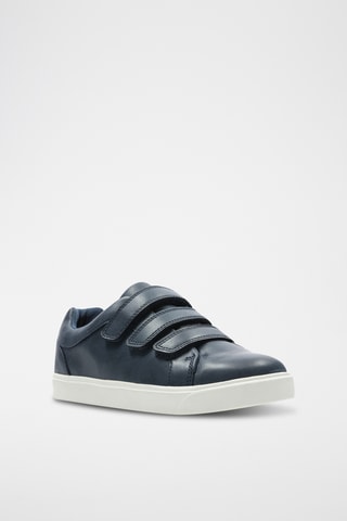 Baskets en cuir City Oasislo K - Bleu