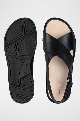 Sandales en cuir Tri Alexia - Noir