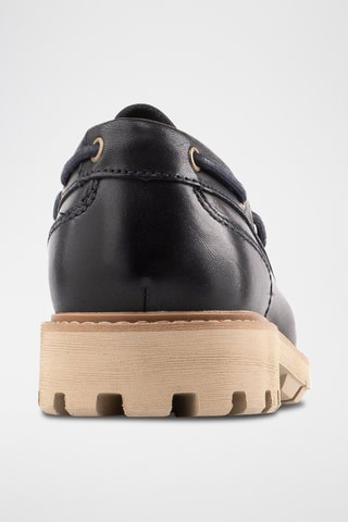 Chaussures bateau en cuir Batcombe Sail - Noir