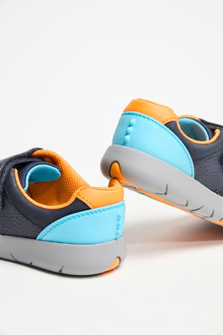 Baskets en cuir Rex Quest K - Bleu marine