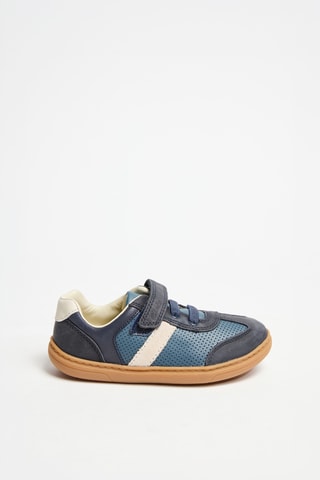 Baskets en cuir Flash Step T - Bleu