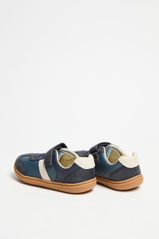 Baskets en cuir Flash Step T - Bleu