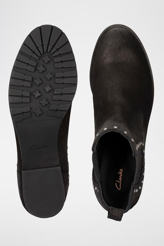 Bottines en cuir Mila Top - Noir