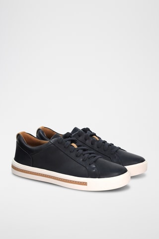 Baskets en cuir Un Maui Lace - Bleu marine