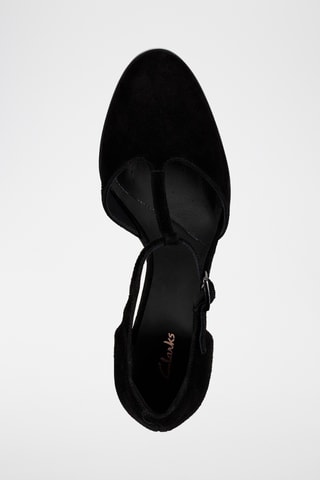 Salomés en nubuck Kaylin85 Tbar2 - Noir