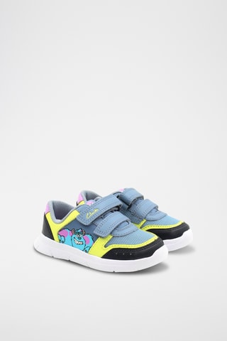 Baskets en cuir Ath Scare T - Bleu