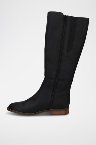 Bottes en cuir Brean Hi - Noir