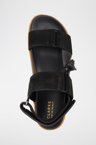 Sandales plateformes en nubuck Crepe Sndl - Noir