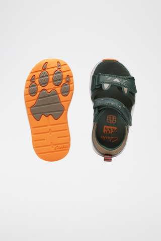 Sandales en cuir Clowderprint T - Kaki
