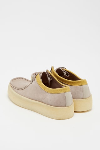 Mocassins plateformes en cuir suédé Wallabee Cup - Beige