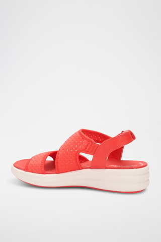 Sandales compensées Drift Fern - Rouge
