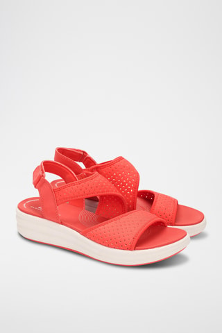 Sandales compensées Drift Fern - Rouge