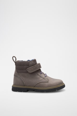 Bottines en cuir Lorcam Trail T - Gris