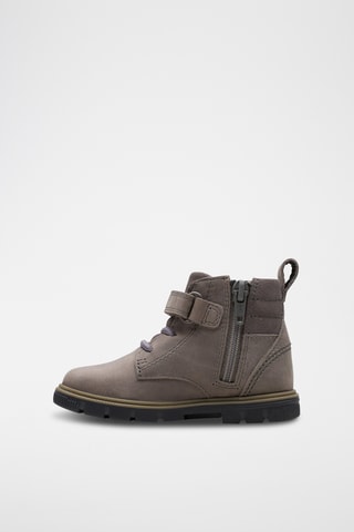Bottines en cuir Lorcam Trail T - Gris