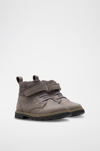 Bottines en cuir Lorcam Trail T - Gris