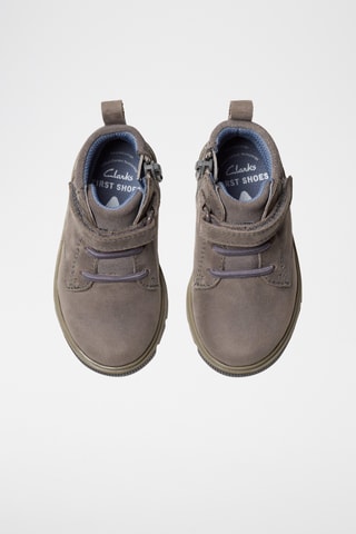 Bottines en cuir Lorcam Trail T - Gris