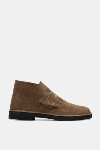 Bottines en nubuck Desert - Gris foncé