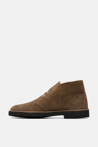 Bottines en nubuck Desert - Gris foncé