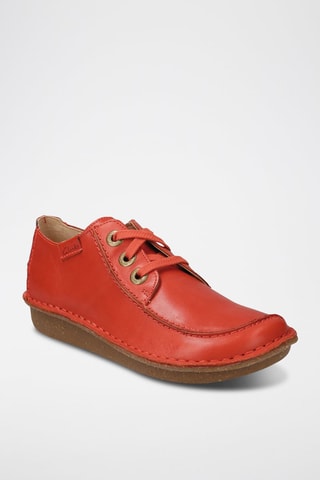 Derbys en cuir Funny - Rouge