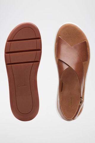 Sandales en cuir Jemsa - Marron foncé