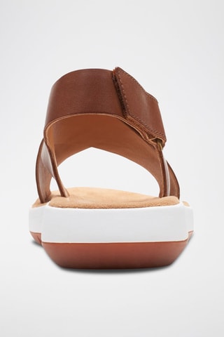 Sandales en cuir Jemsa - Marron foncé
