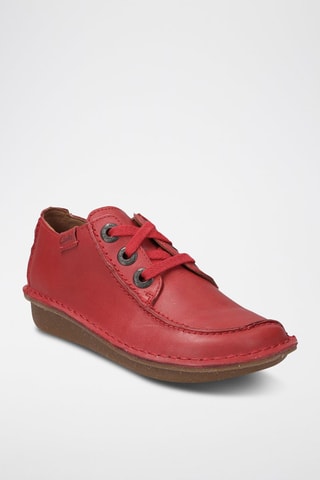 Derbys en cuir Funny - Rouge