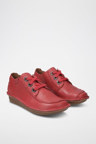 Derbys en cuir Funny - Rouge