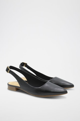 Ballerines en cuir Laina15 Sling - Noir