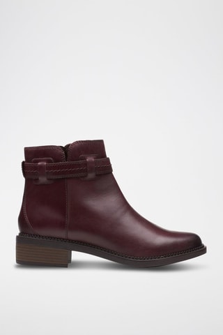 Bottines en cuir Maye Ease - Bordeaux