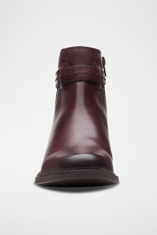 Bottines en cuir Maye Ease - Bordeaux