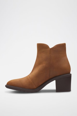 Bottines en nubuck Scene - Marron clair