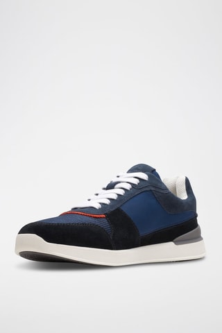 Baskets en nubuck RaceLite - Bleu marine